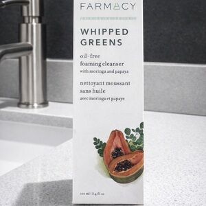 Farmacy Whipped Greens Oil-Free Foaming Cleanser - 100ML NIB